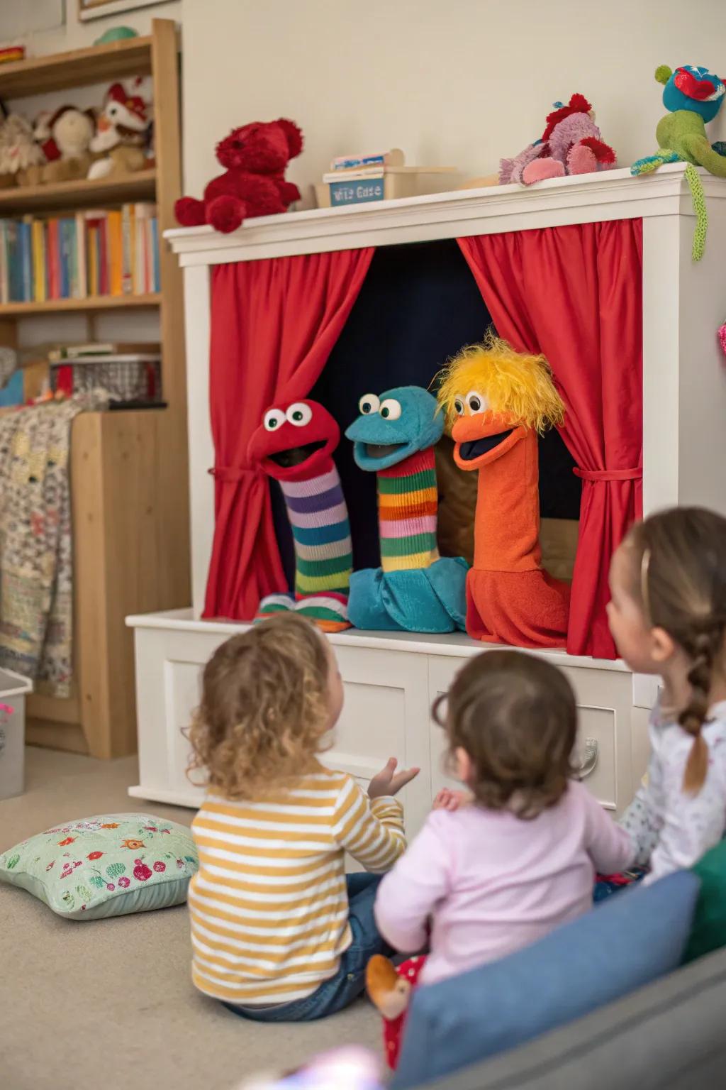 An active marionette performance that delivers joy and laughter to toddlers.