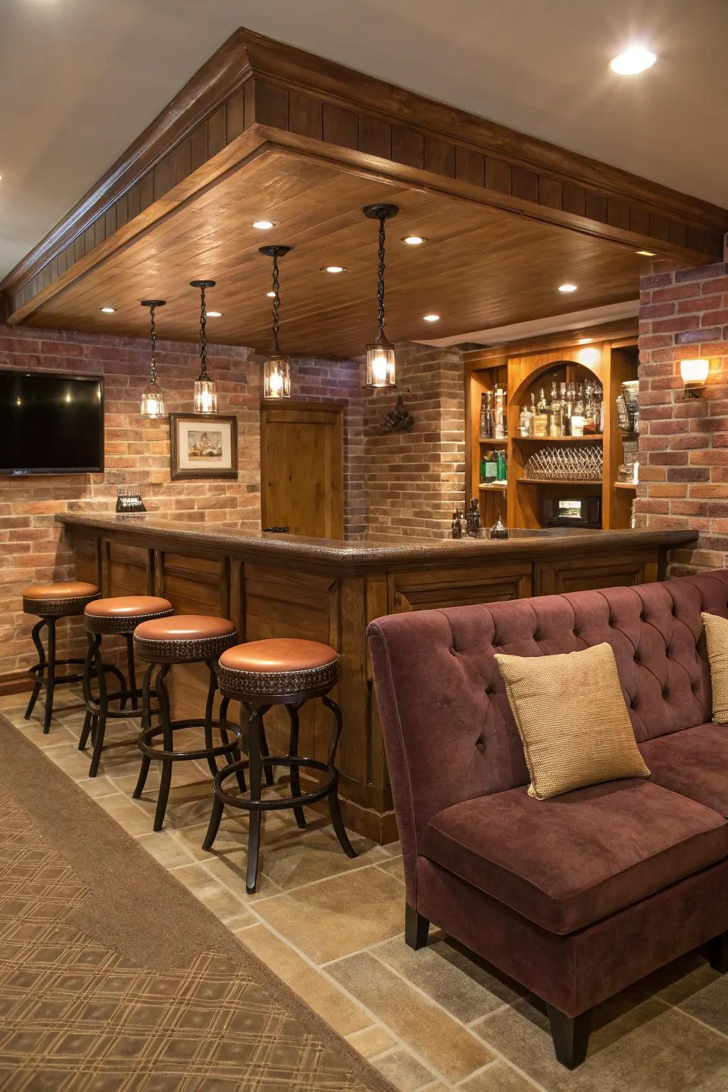 Comfortable seating motivates guests to unwind and relish the area.