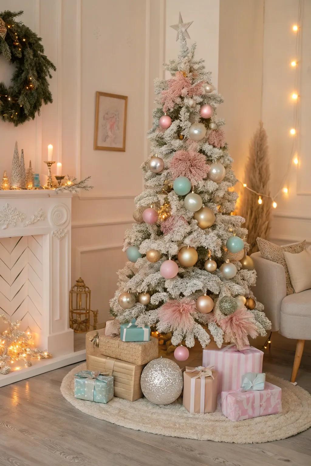 Playful details with pastels and metallics for an enchanting atmosphere