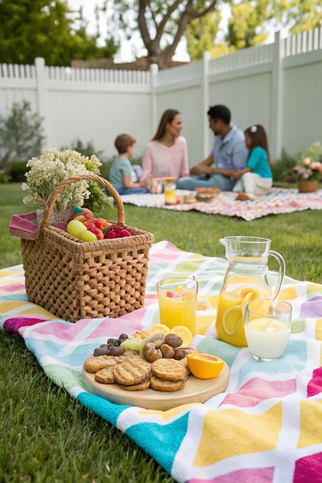 Wind down through an enchanting alfresco outdoor repast.