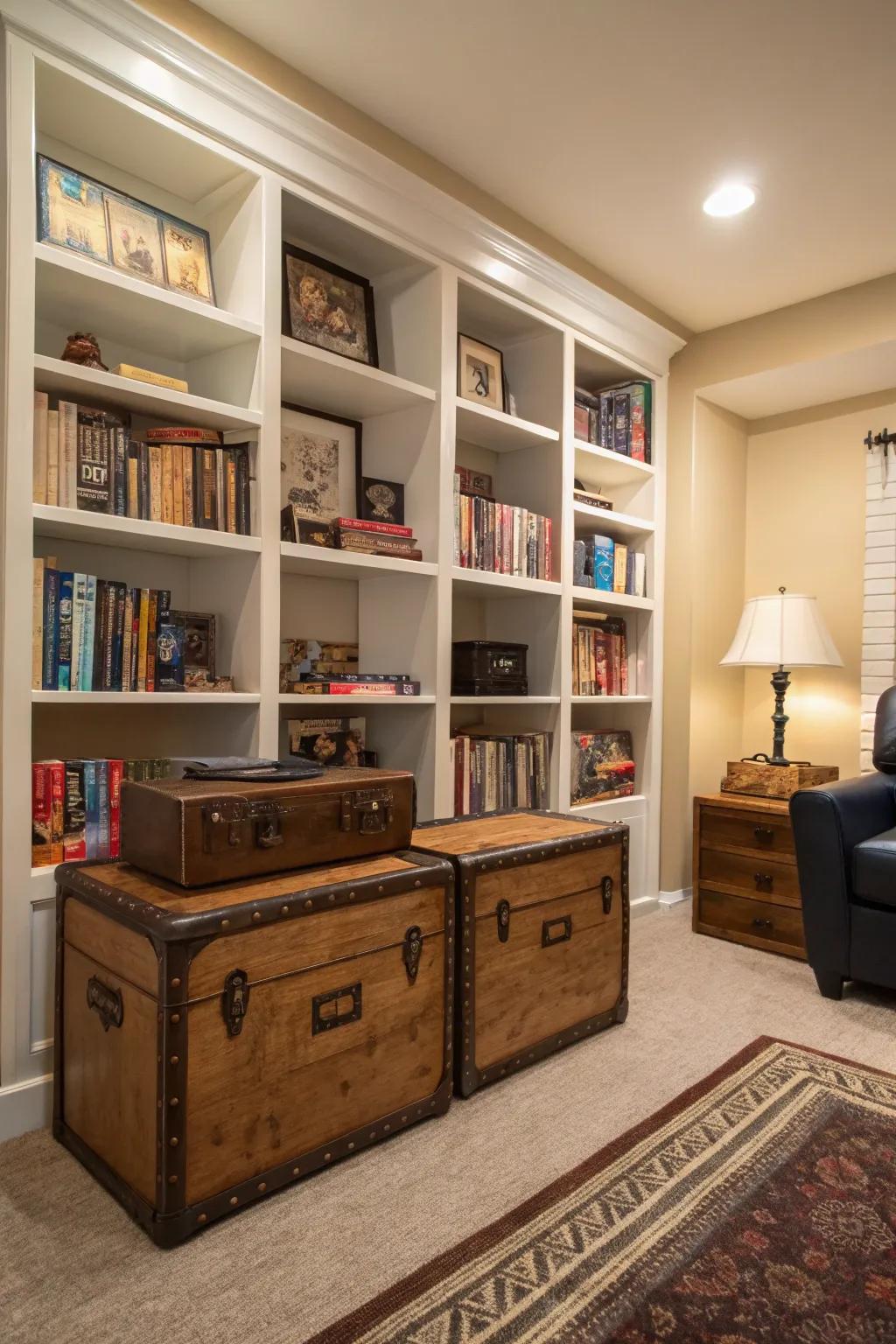 Inventive storage methods are key to maintaining a clutter-free and structured gaming environment.