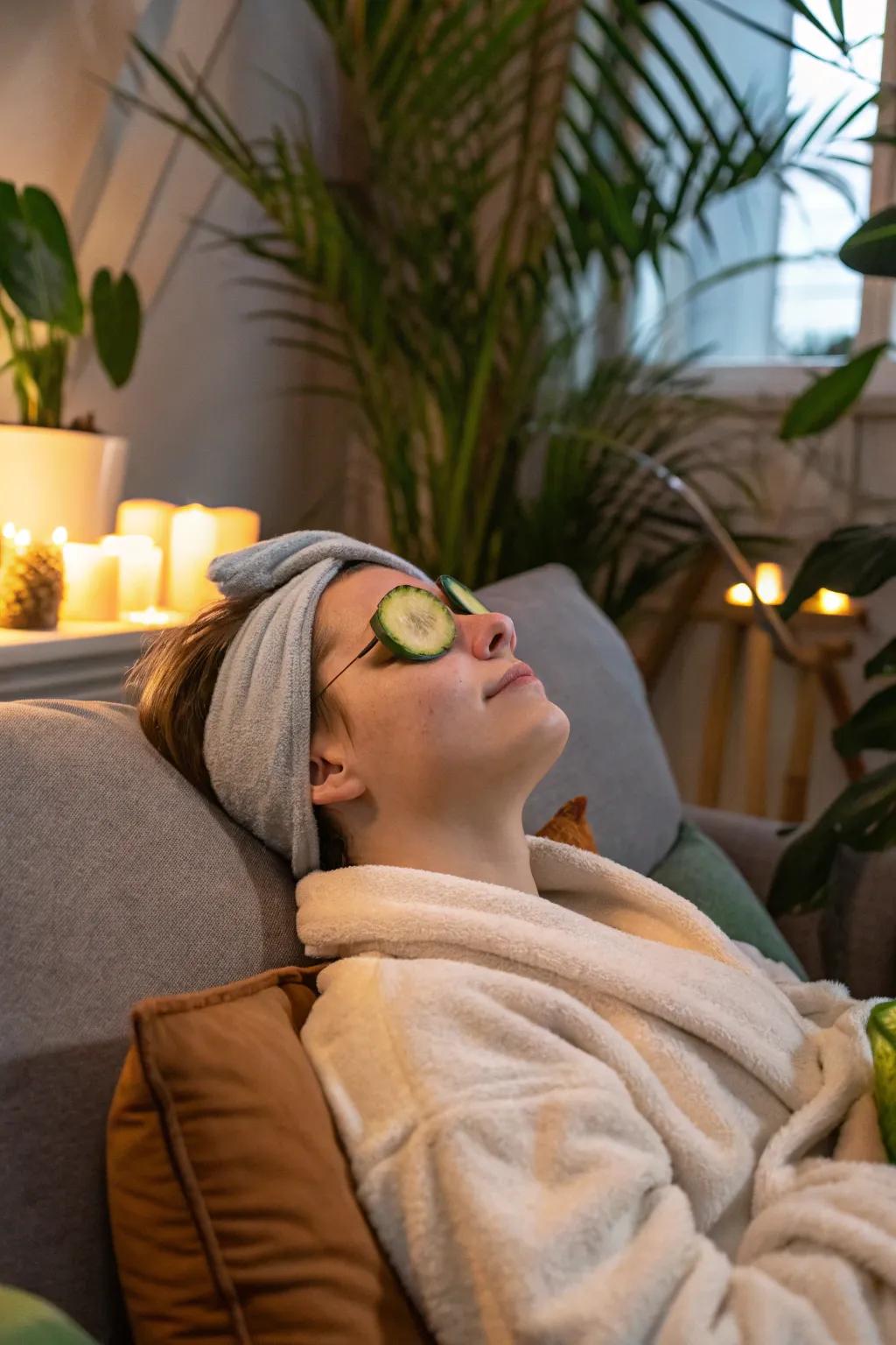 Cold eye treatments are a simple revitalizer for tired eyes.