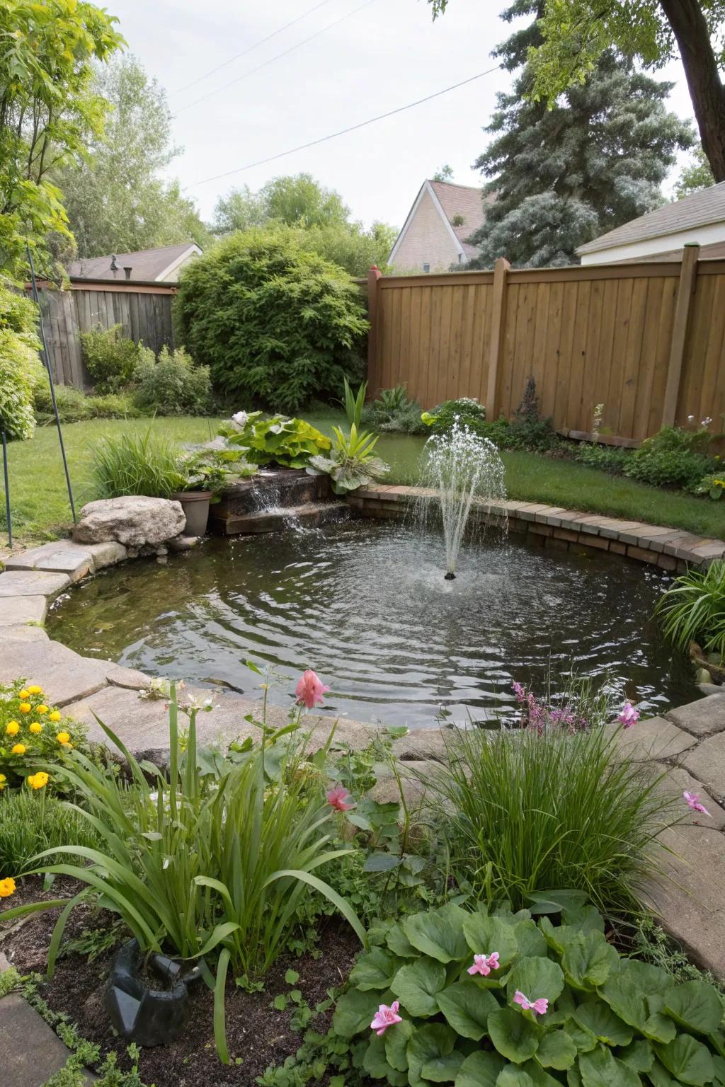 Cascade features lend tranquility and allure to every garden setting.
