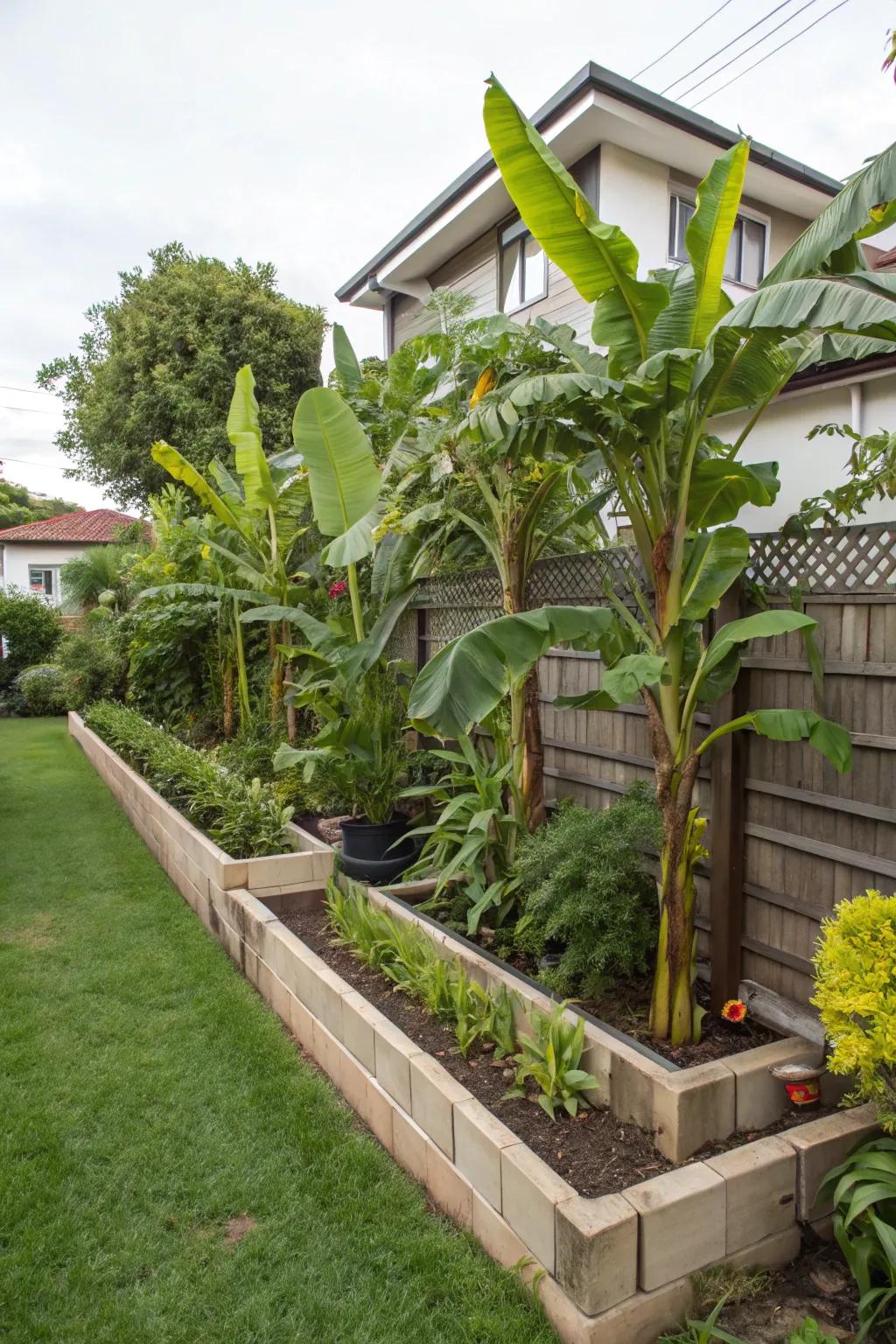 Make the most of vertical space with layered 'nana' plantings.