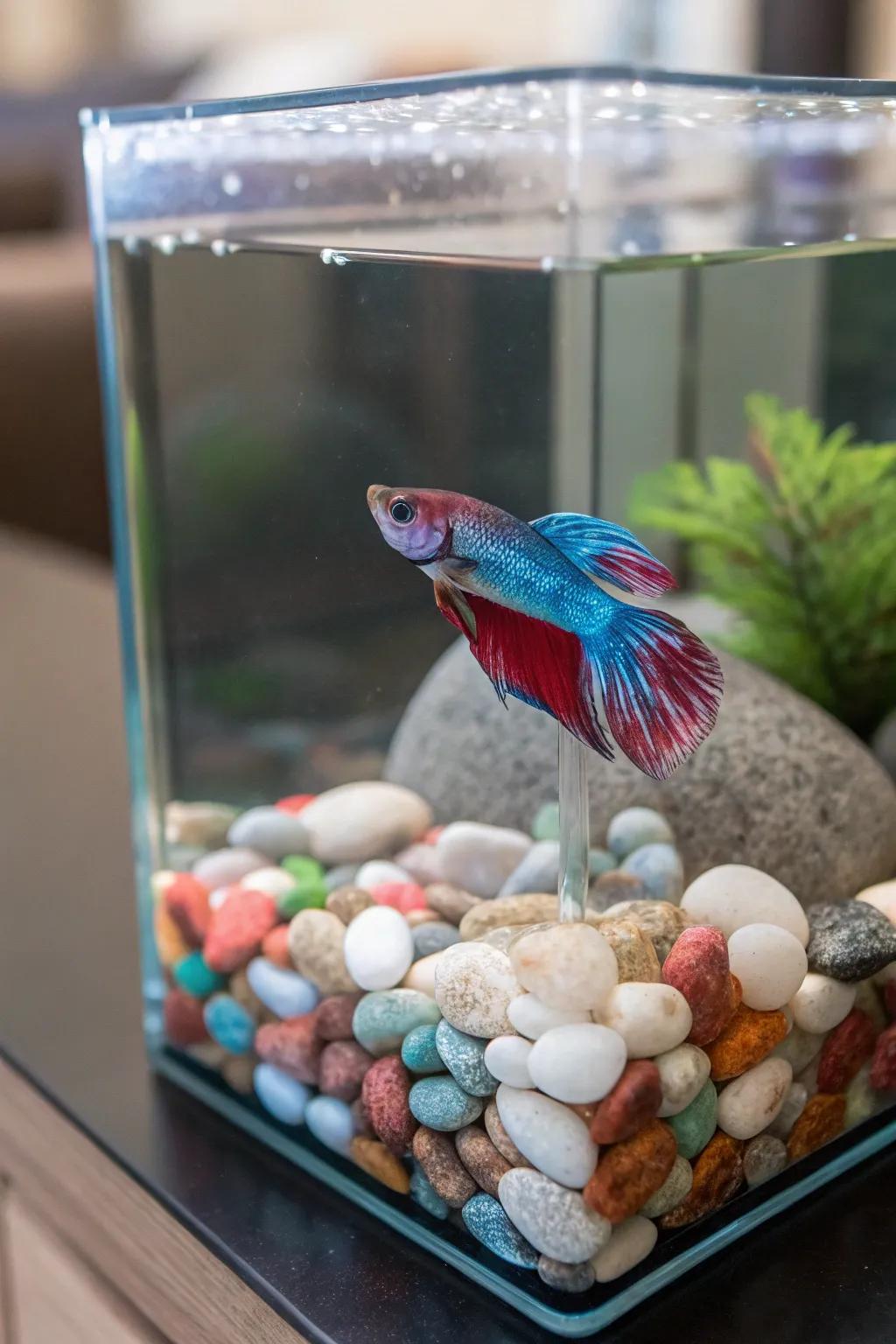 Ornamental stones inject elegance and flair into your aquarium.