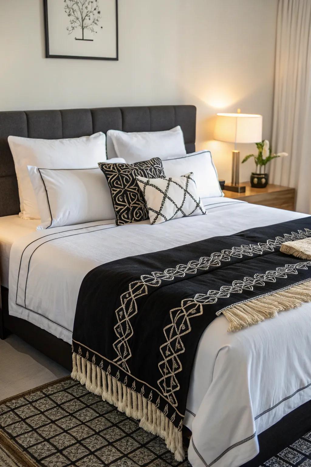 Embracing the timelessness of black and white.