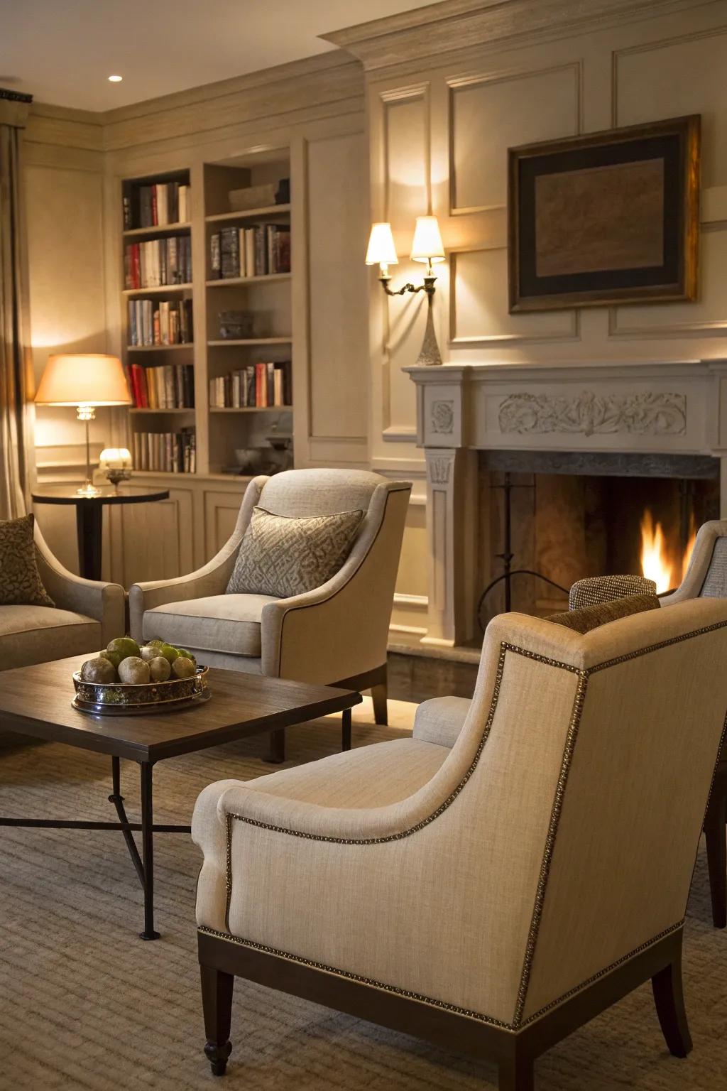 Neutrals provide a versatile canvas for any decor.