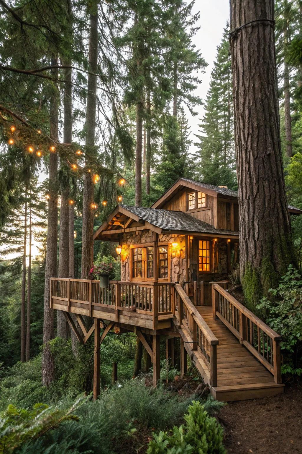 Charming sky-high abode providing an adventurous and nature-linked lifestyle.