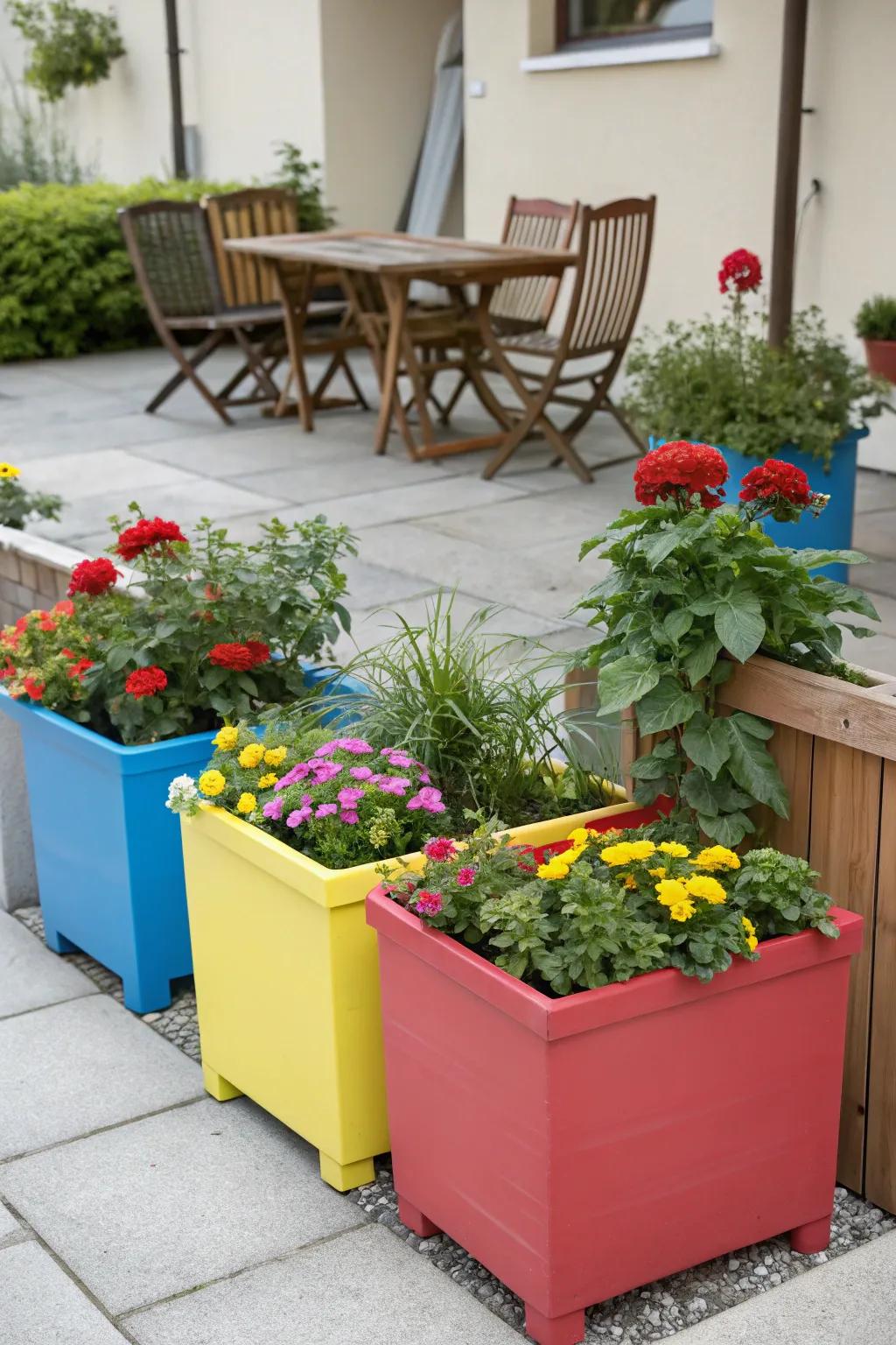 Pot planting introduces flexibility and vibrancy to your garden.