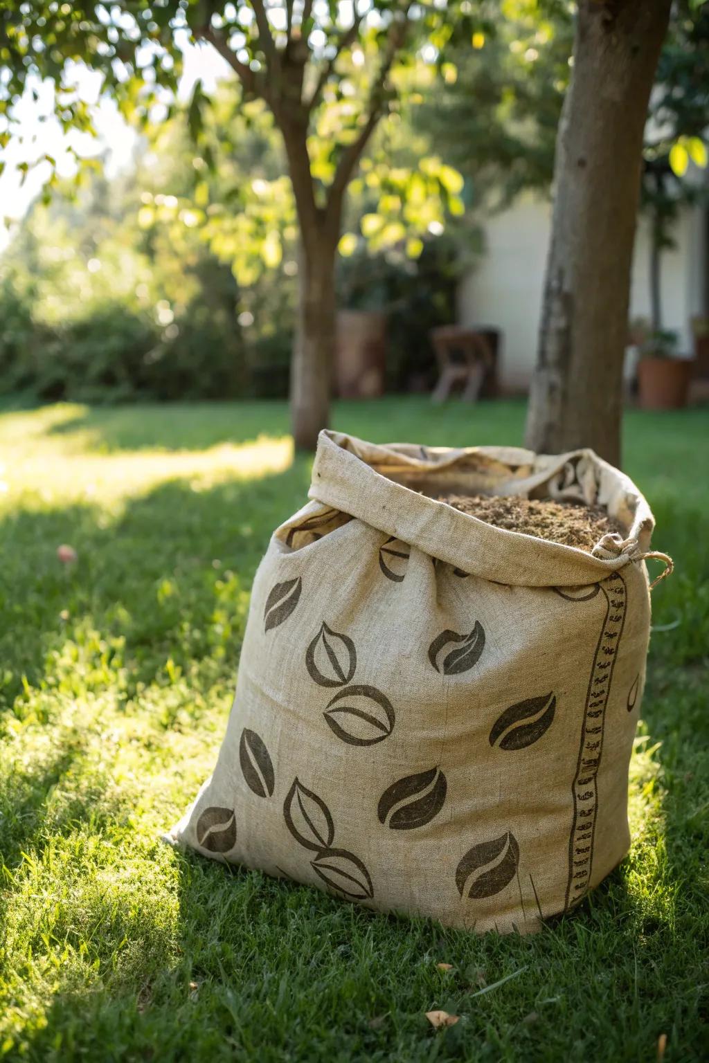 Relive childhood fun with a cozy grain sack race!