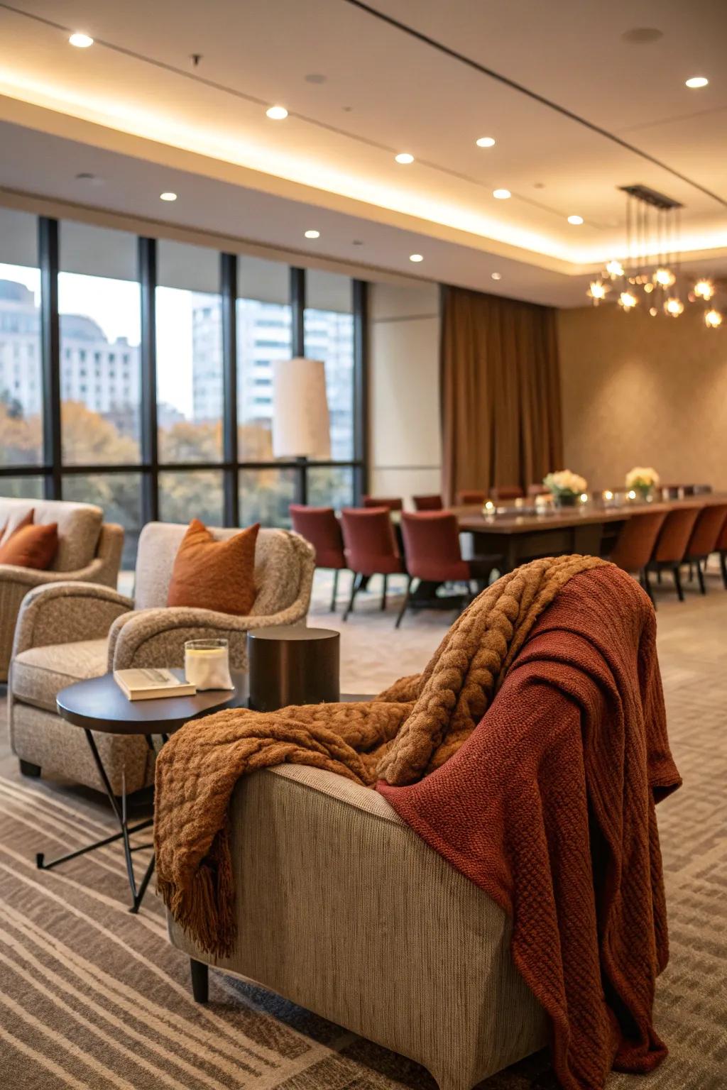 A relax area supports informal and inventive conversations.