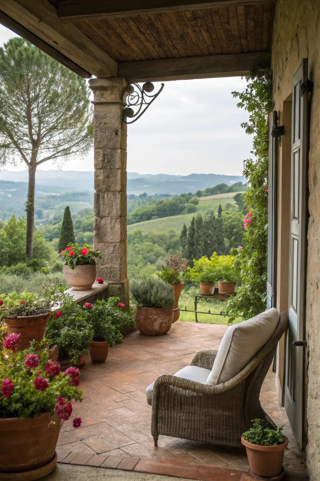 An open design lets your porch blend seamlessly with nature.