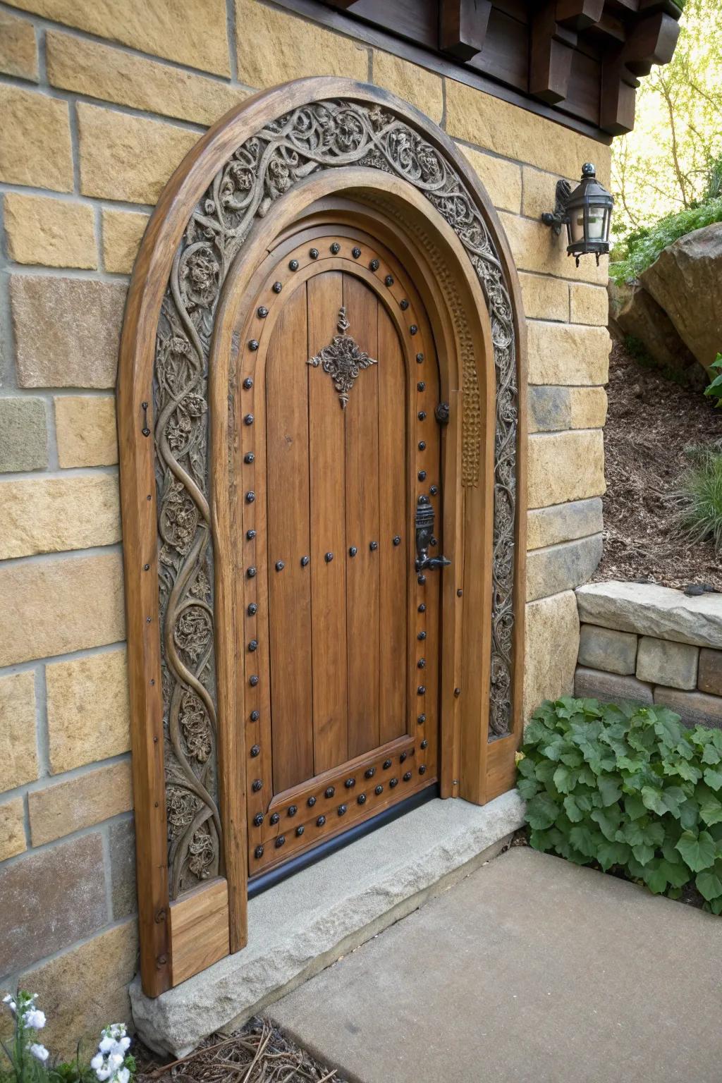 A curved design adds a touch of sophistication and structural intrigue.