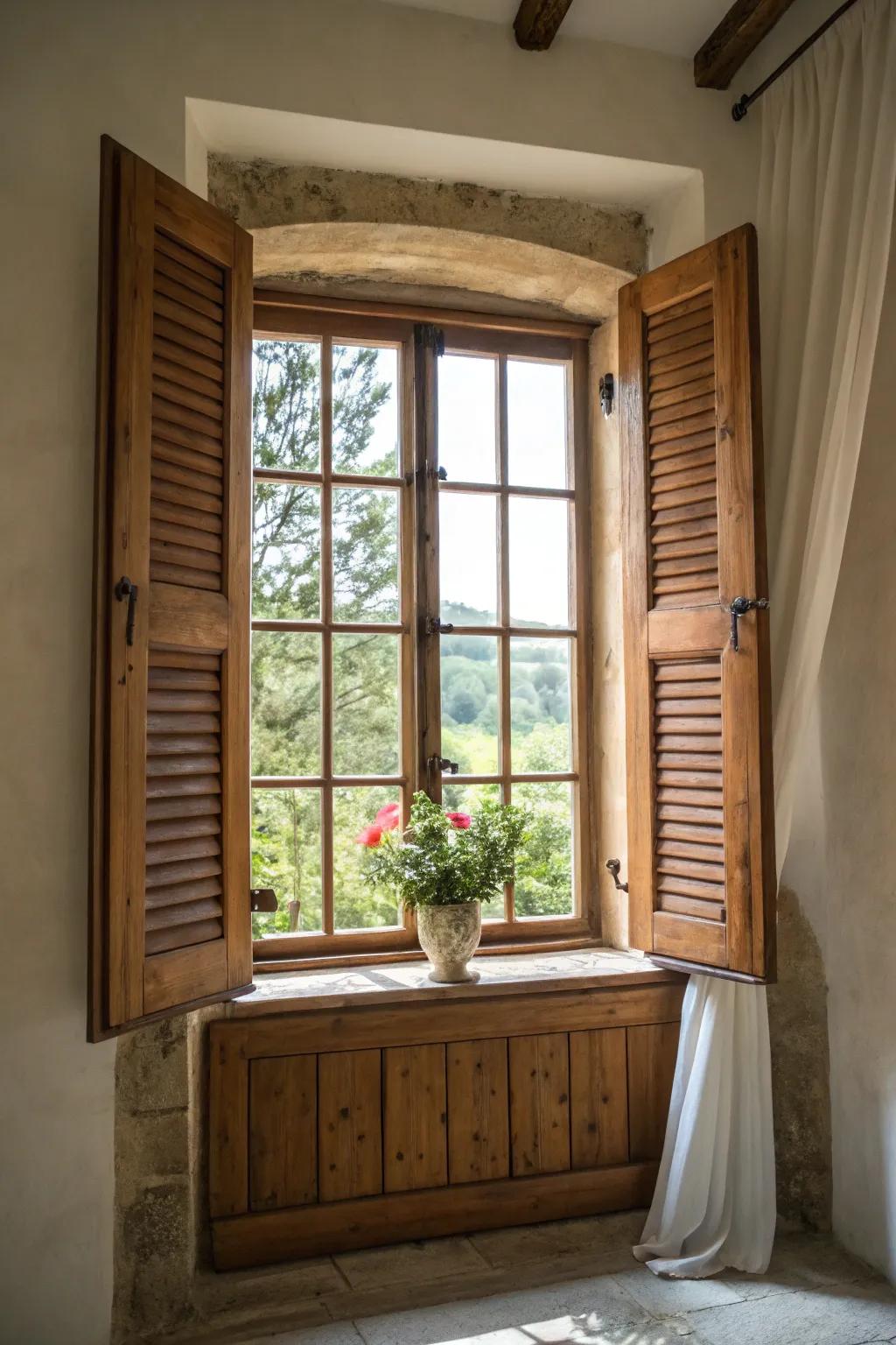 Panels impart enduring charm and utility to your window presentation.