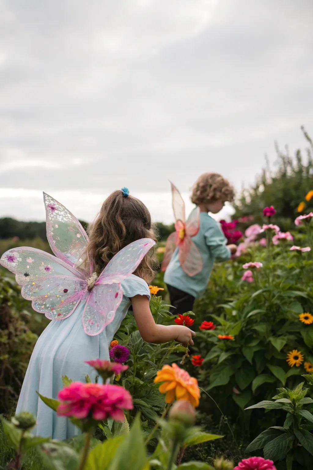 Fairy wings transform every child into a magical being.