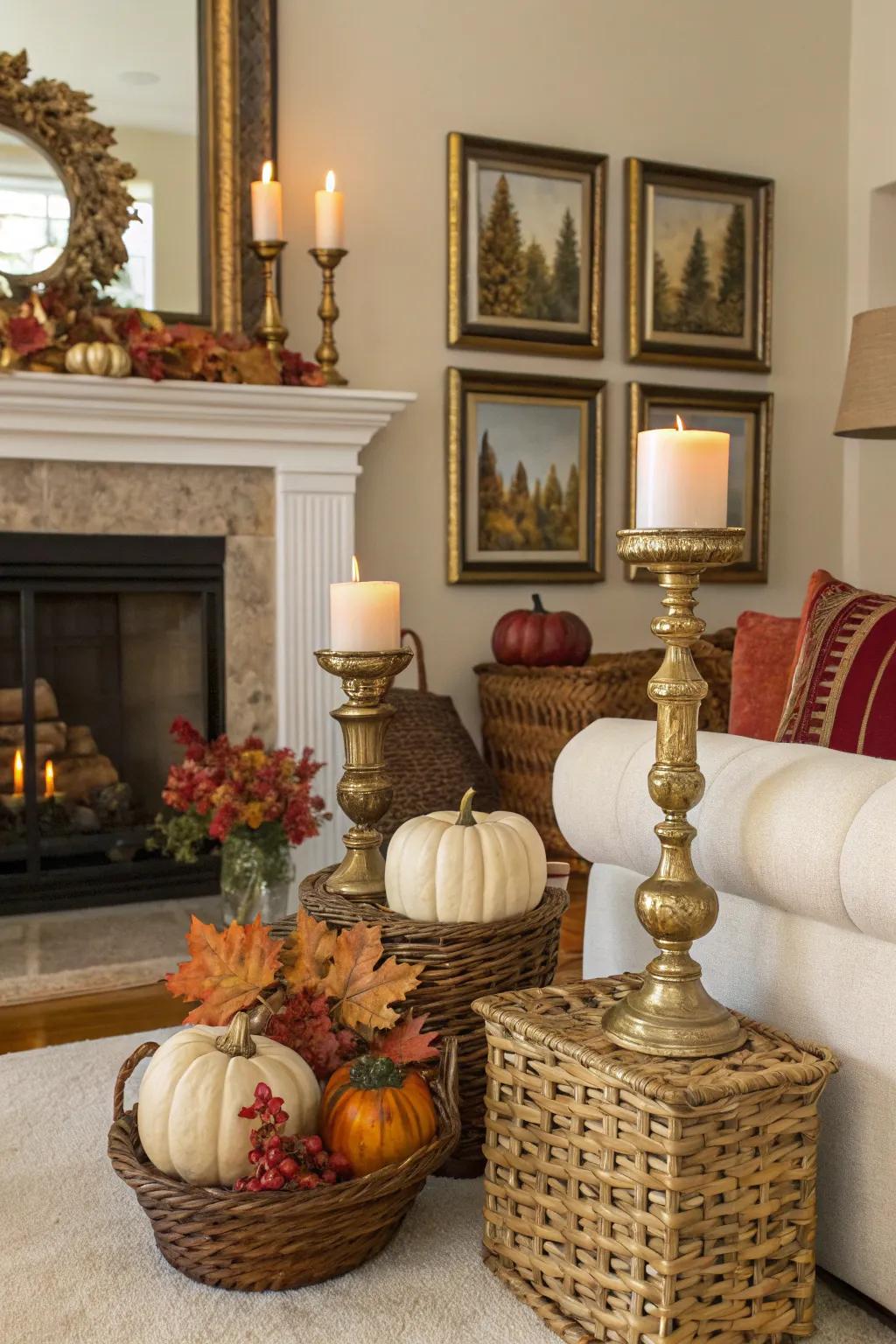 Upgrade your presentation with refined gilded features.