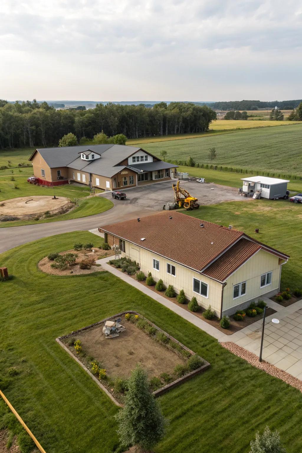 A flexible arrangement anticipates upcoming family requirements.