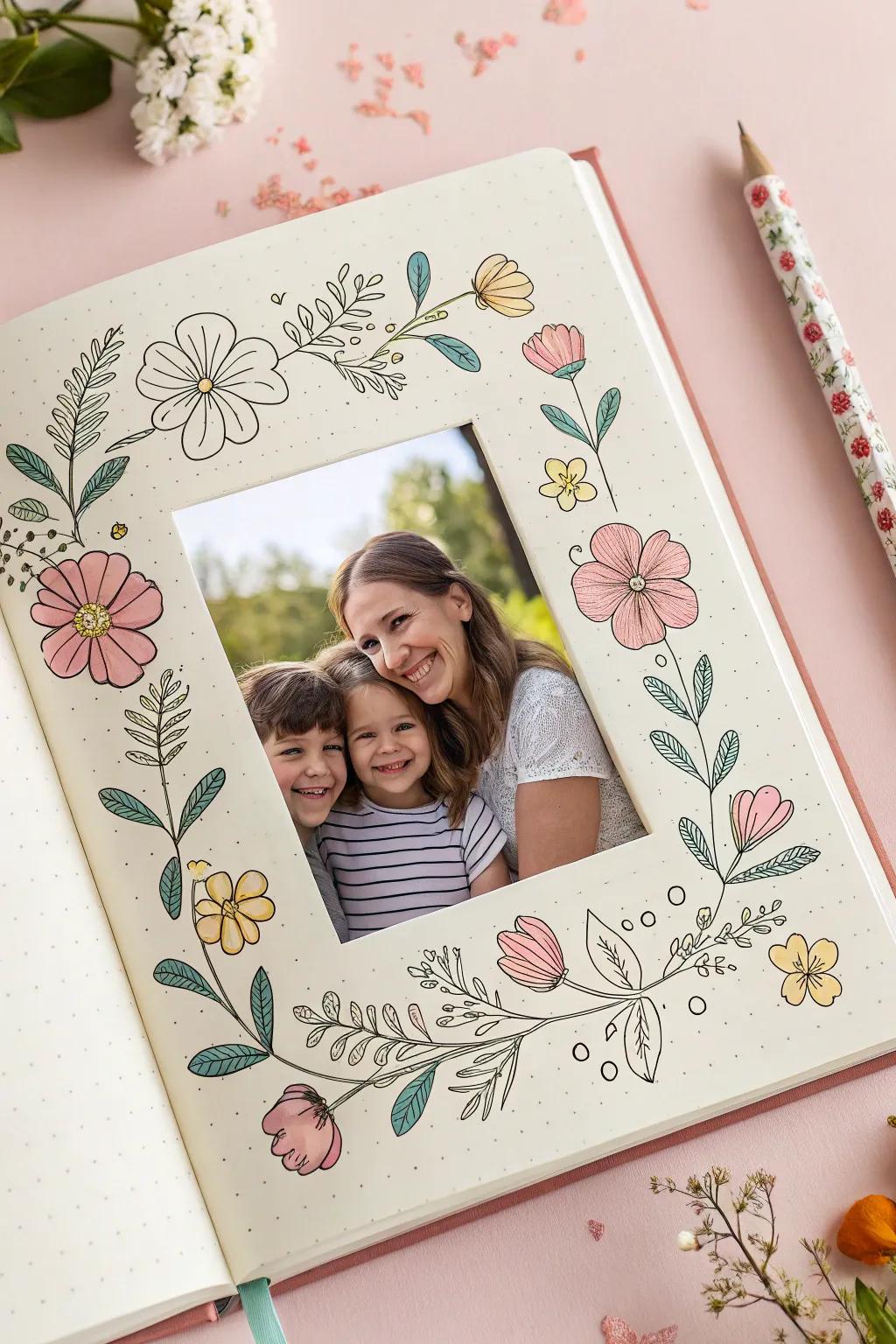 Blooming frames beautifully frame your favorite memories.