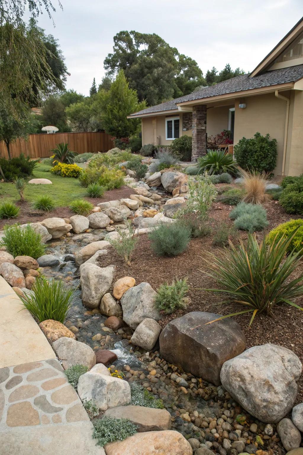 Hydration features insert tranquility and elegance into xeriscape gardens.