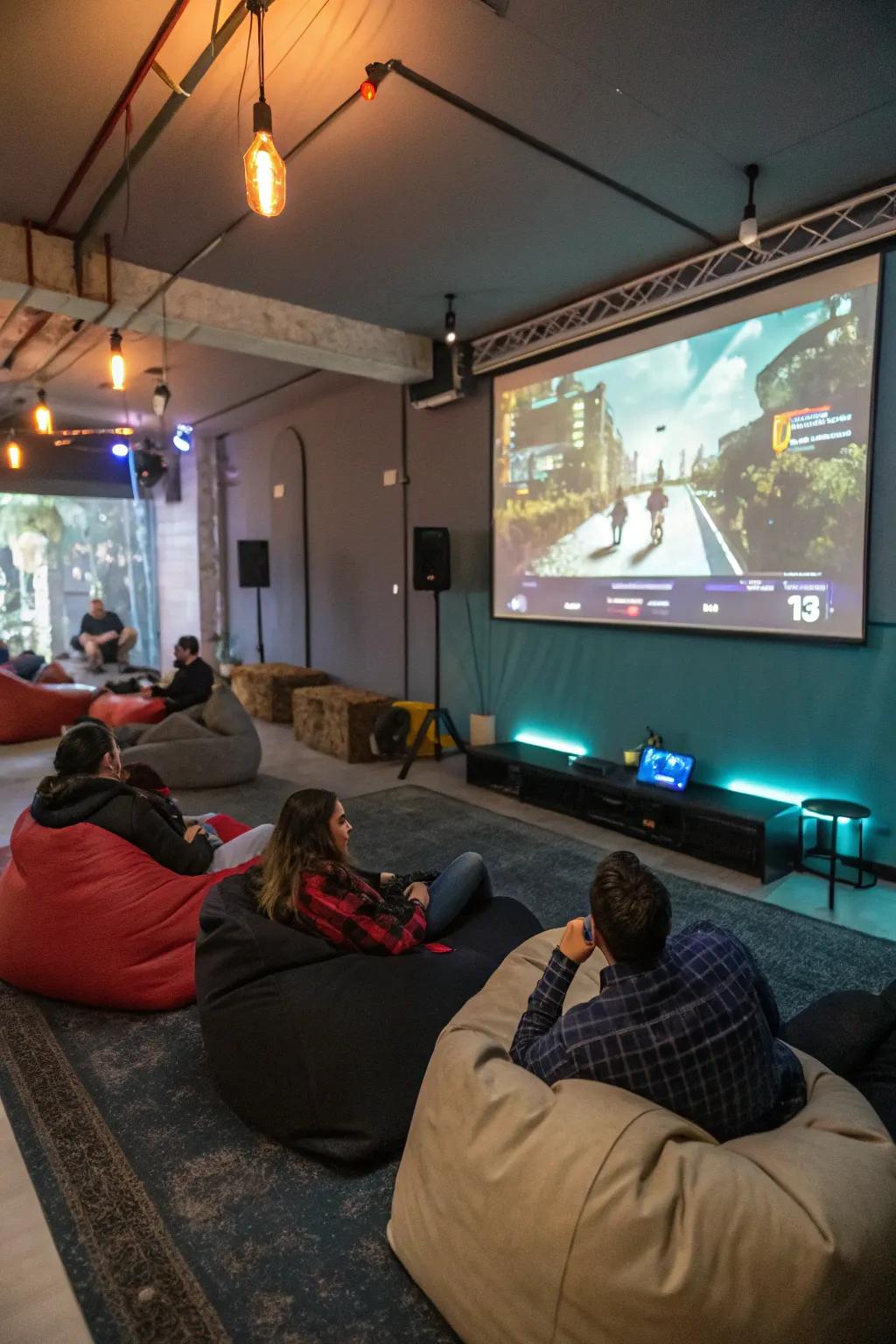 A projector configuration guaranteeing a theater-esque gaming platform.