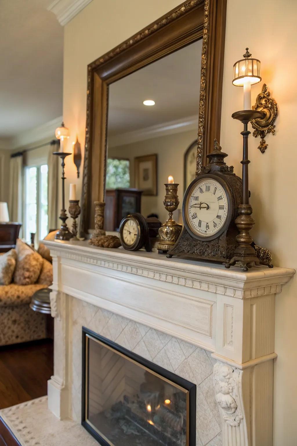 Treasures of yesteryear's charm with antique decor.