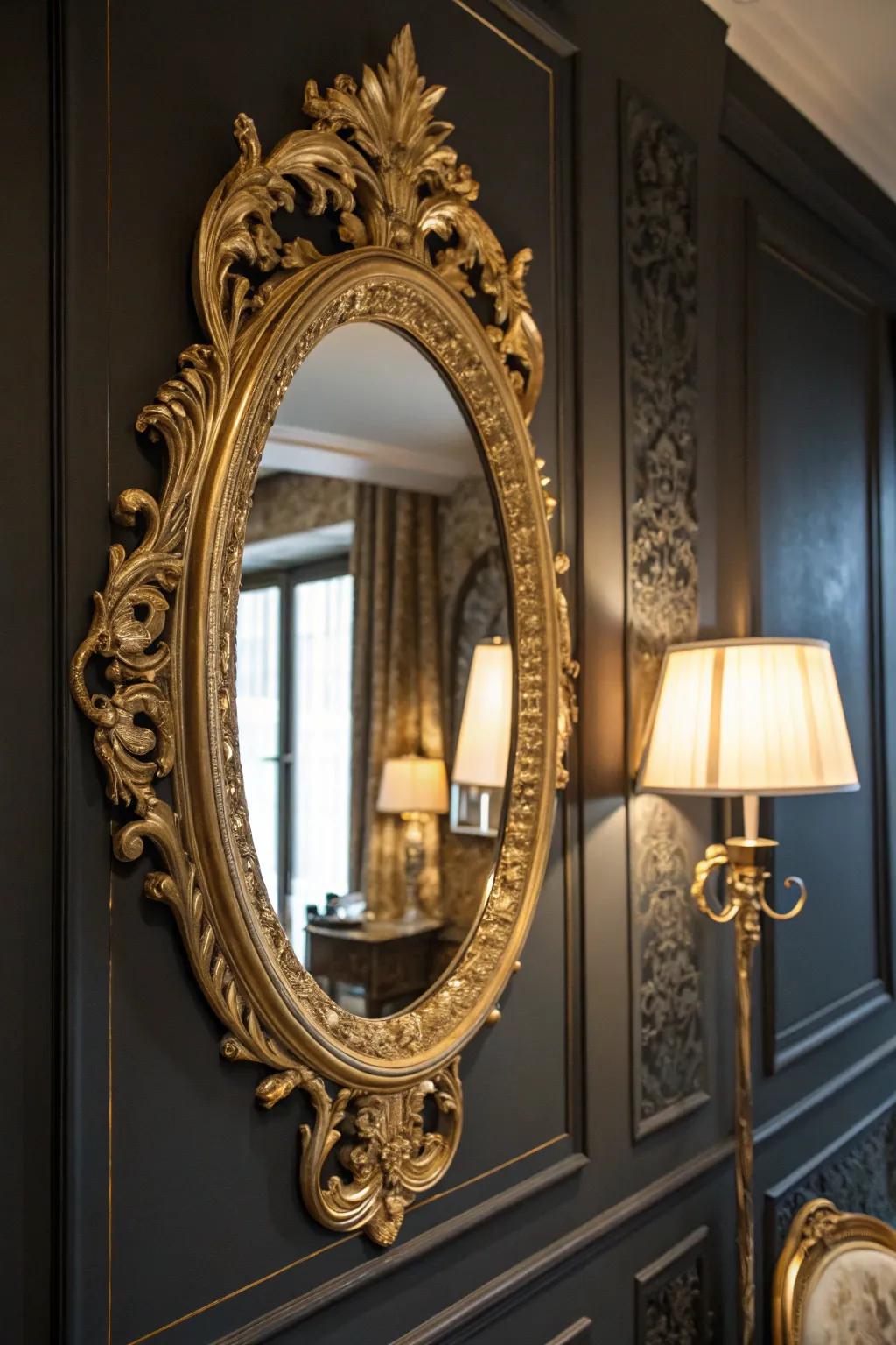 Reflectors that amplify the drama and sophistication.