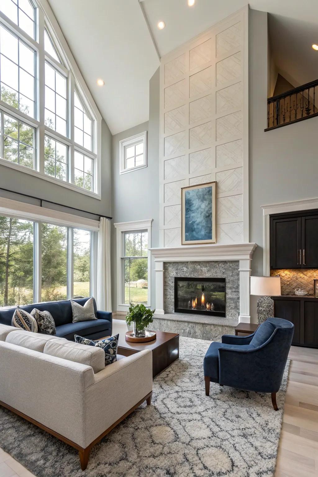 Dual-tone layouts add sophistication and dimension.
