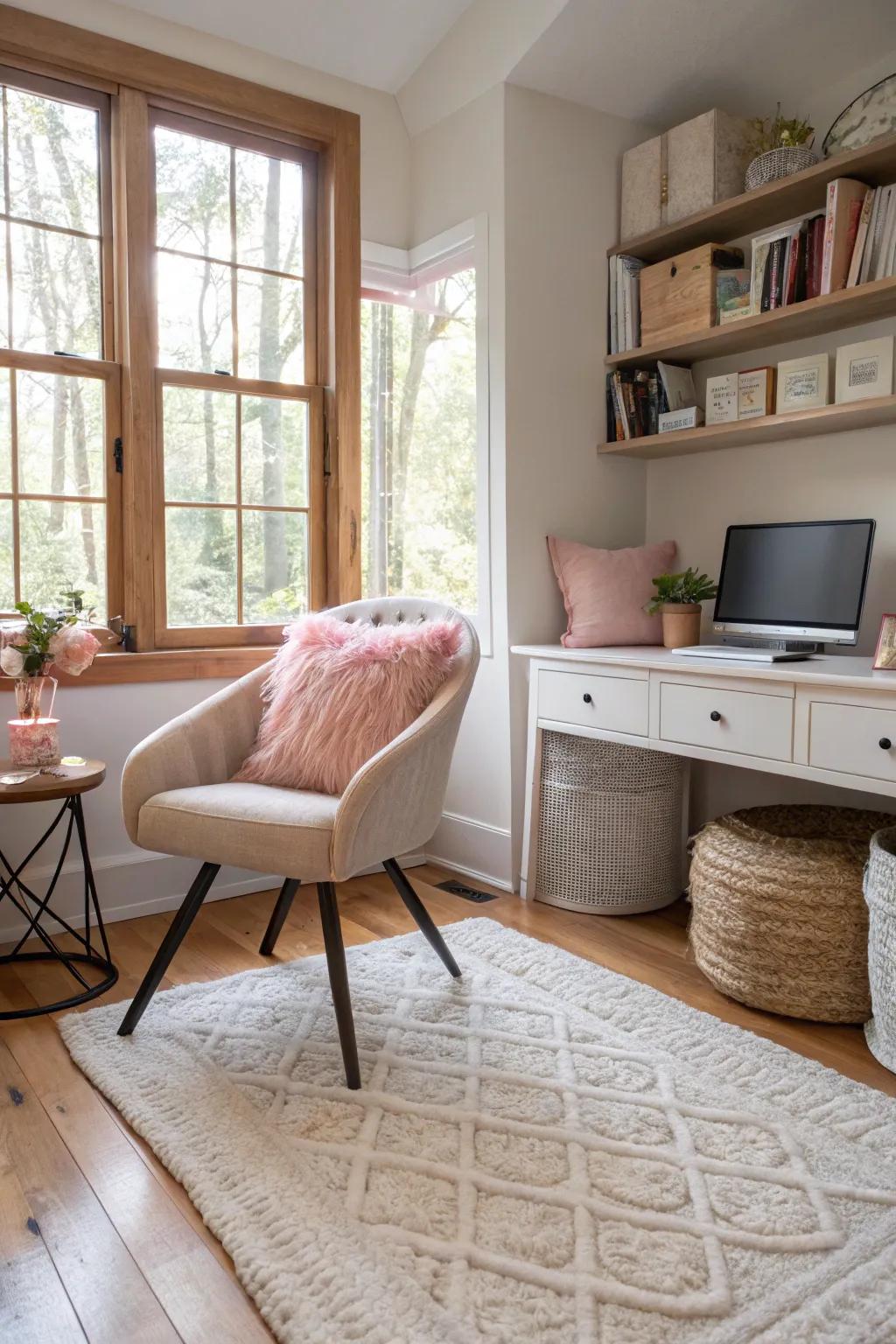 Comfort aspects enrich the welcoming nature of your office.