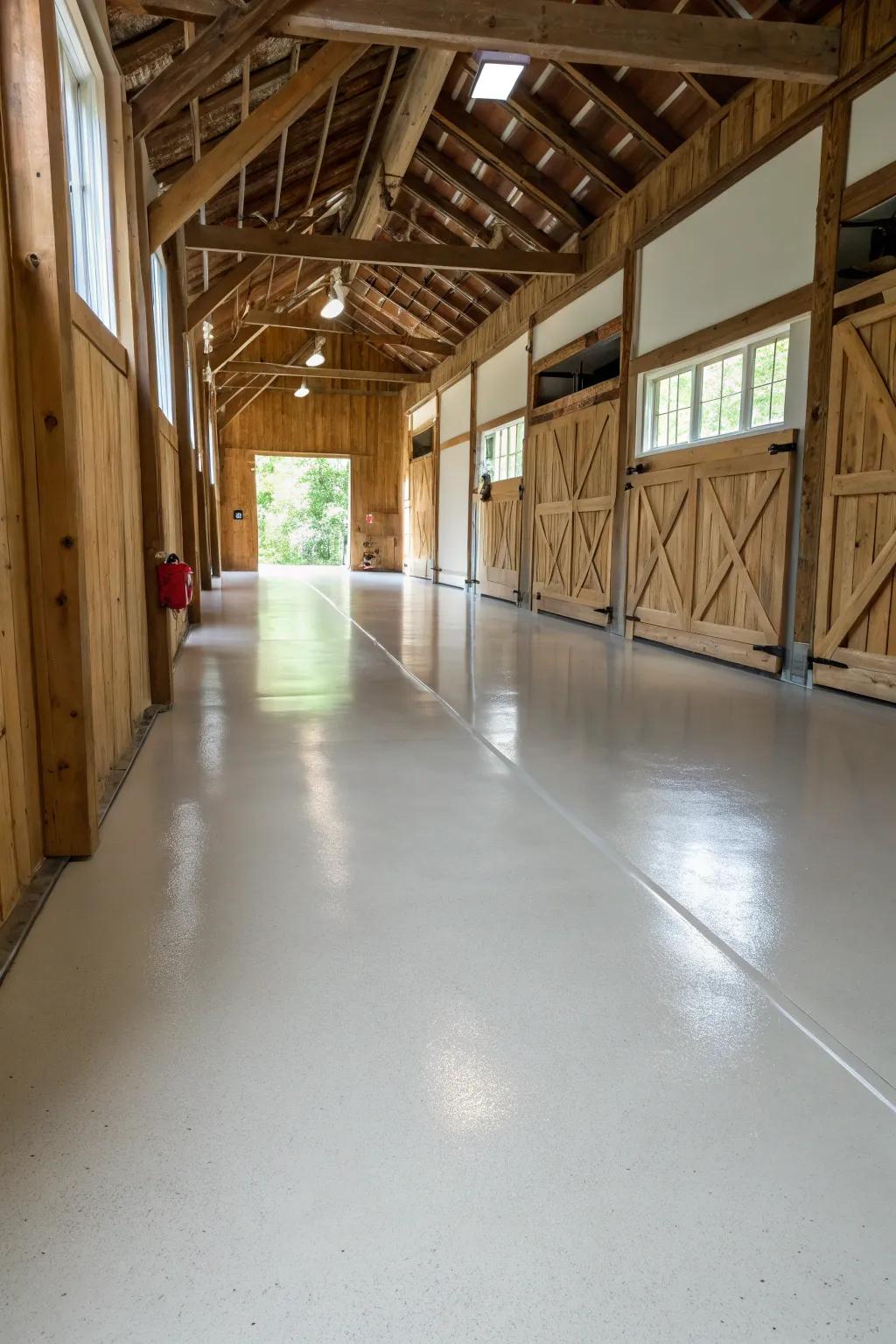 SureSeal DLX offers a smooth and hygienic flooring selection for barns.