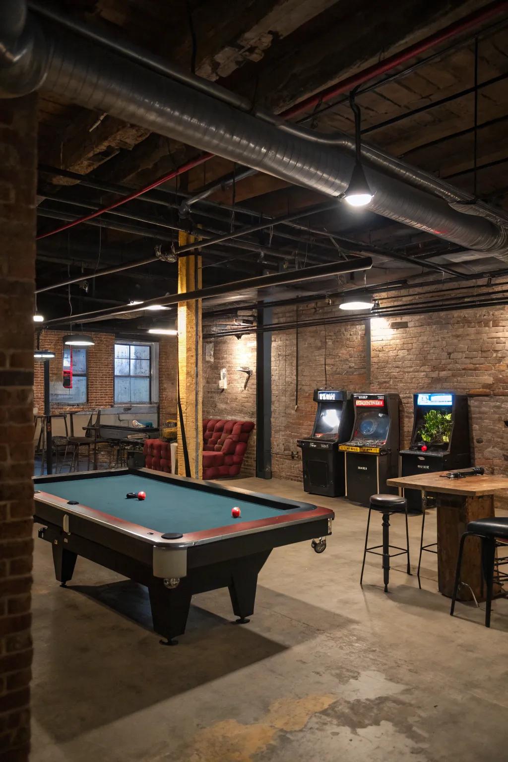 Recreational spaces add fun.