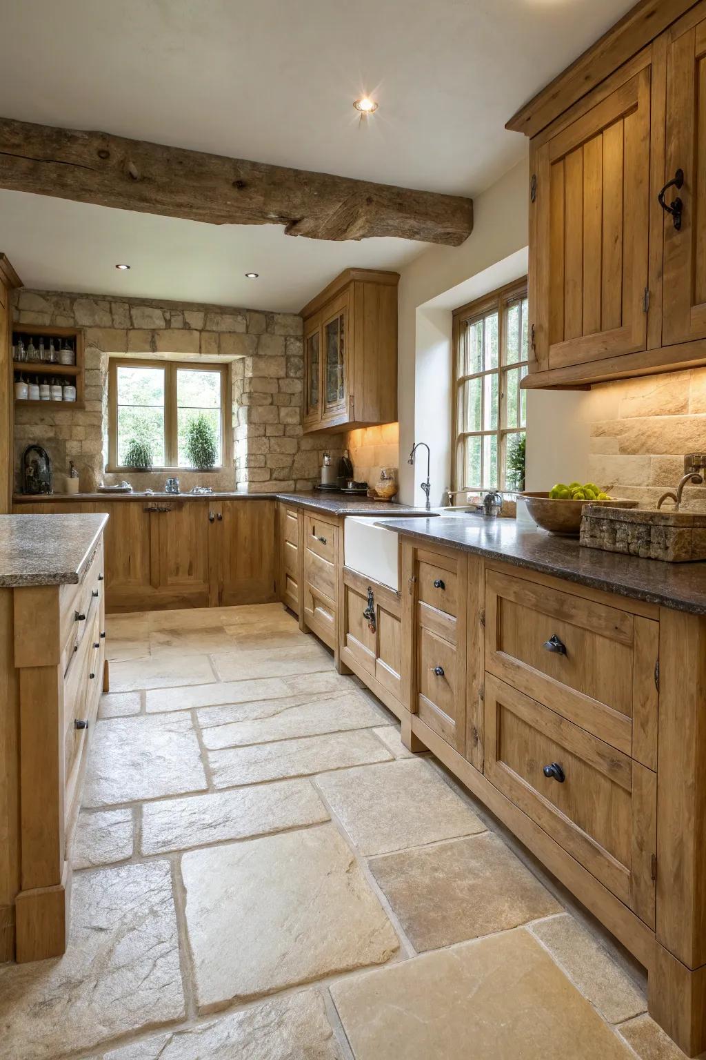 Embrace the elegance of natural stone.