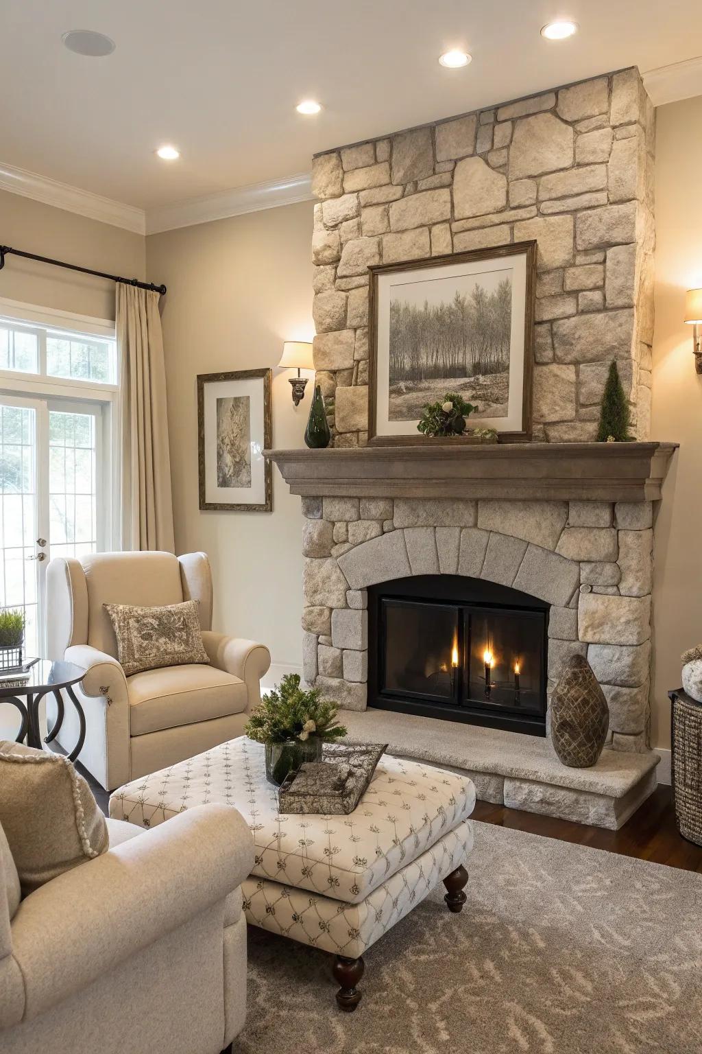 A single-shade palette evokes an atmosphere of tranquility and refinement.