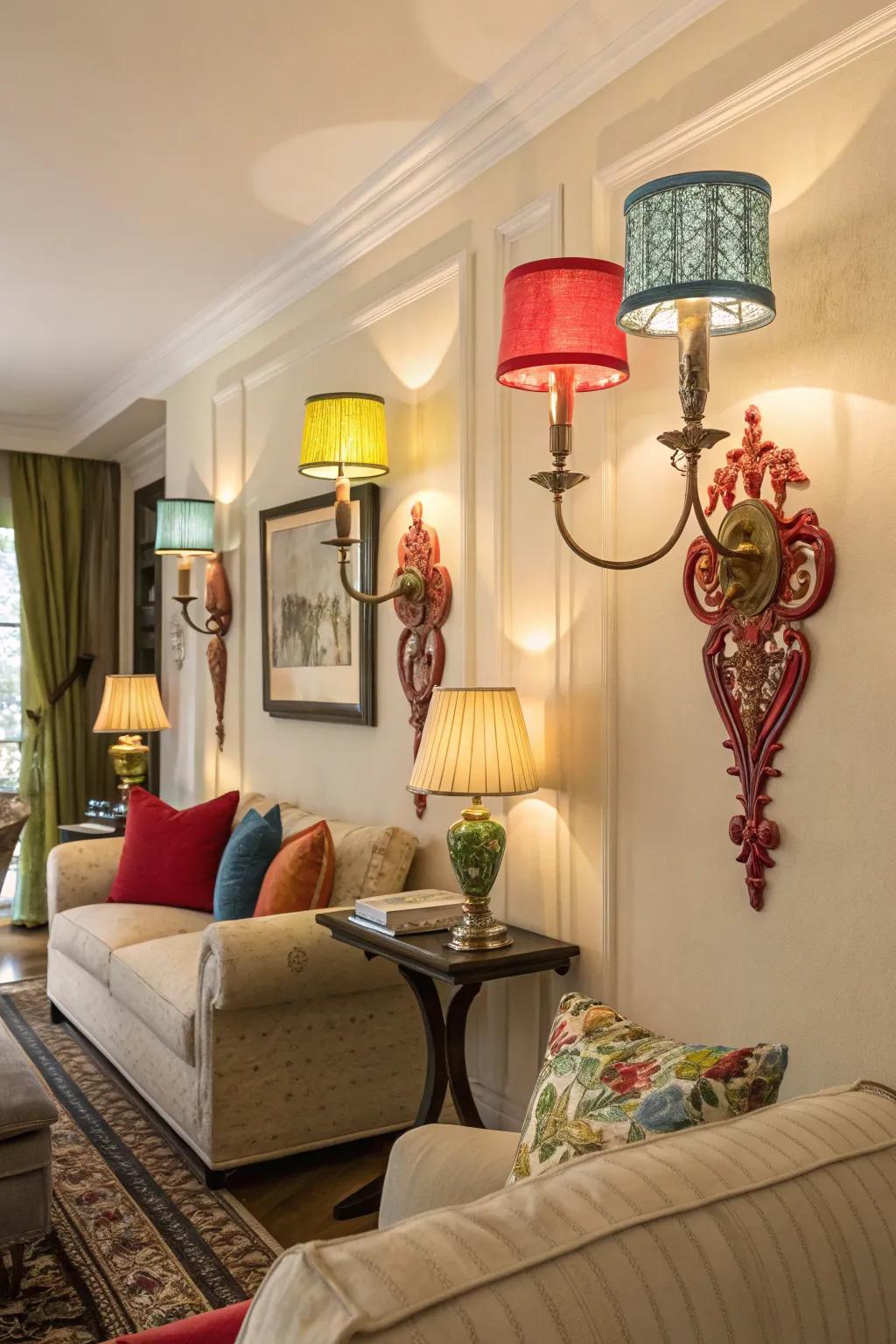 Bright colors bring vitality and life to your walls.