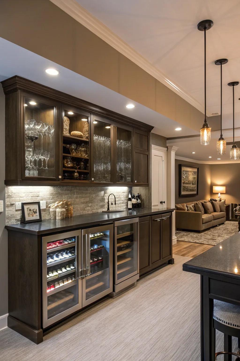 Practical features enhance both utility and style.