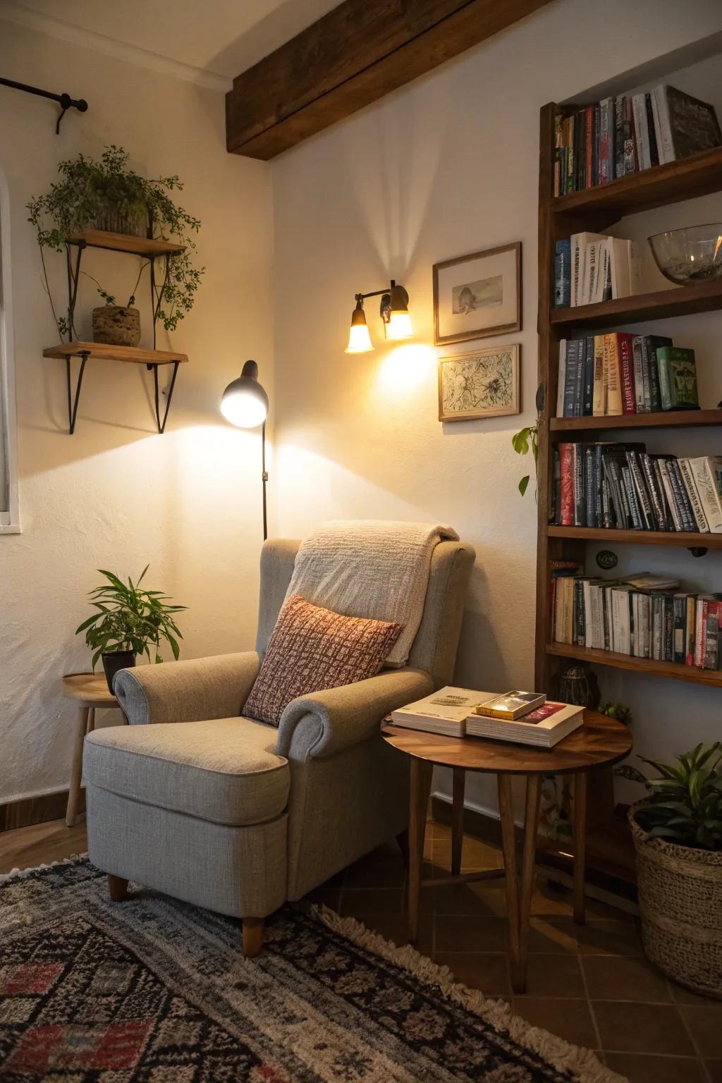 Wall lights can be fashionable and budget-friendly.