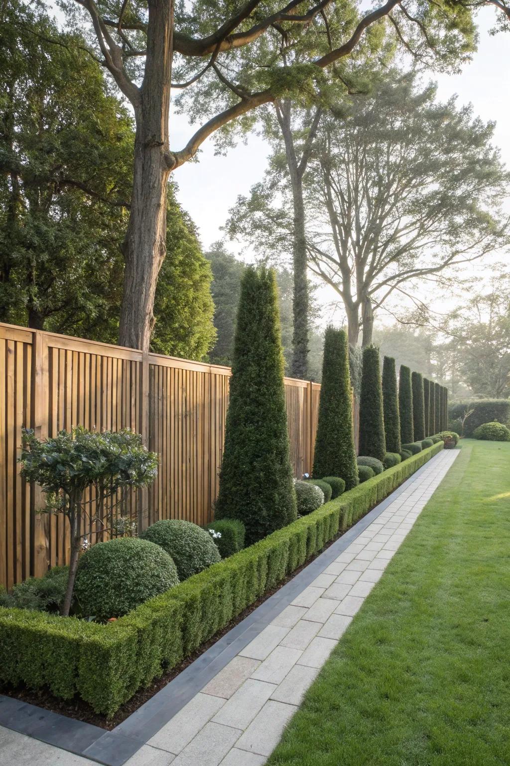 Personal space elements ensure solitude and peace.