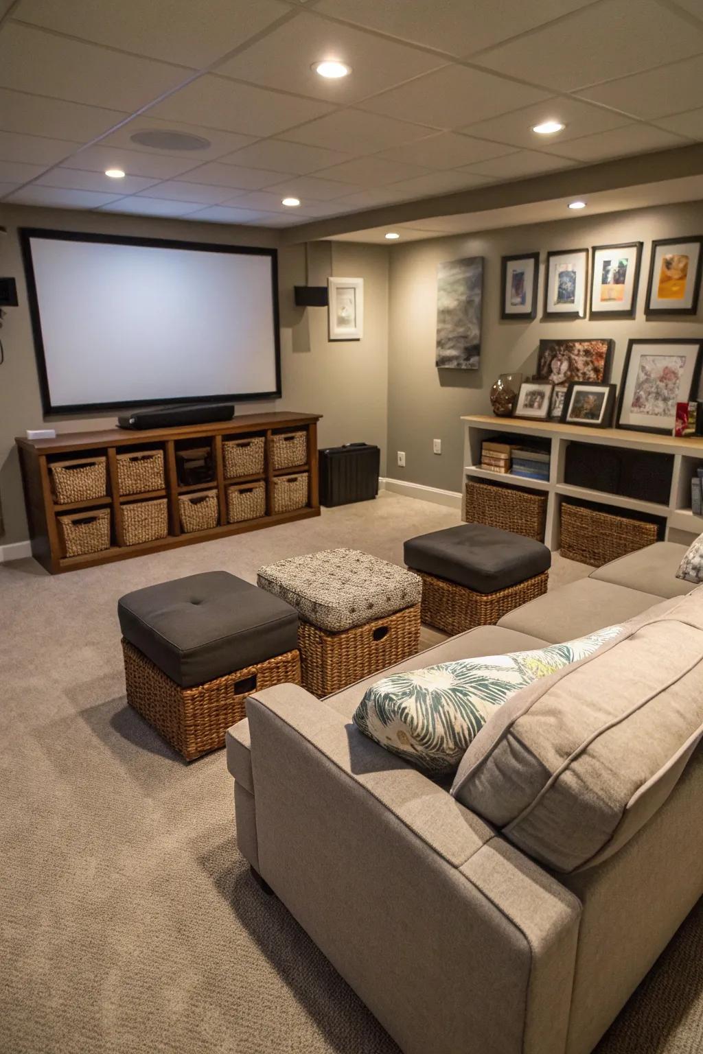 Furniture that does double duty is ideal for maximizing function without sacrificing style.