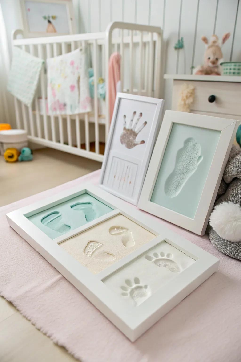 Footprint kits conjure enduring memories of newborn days.