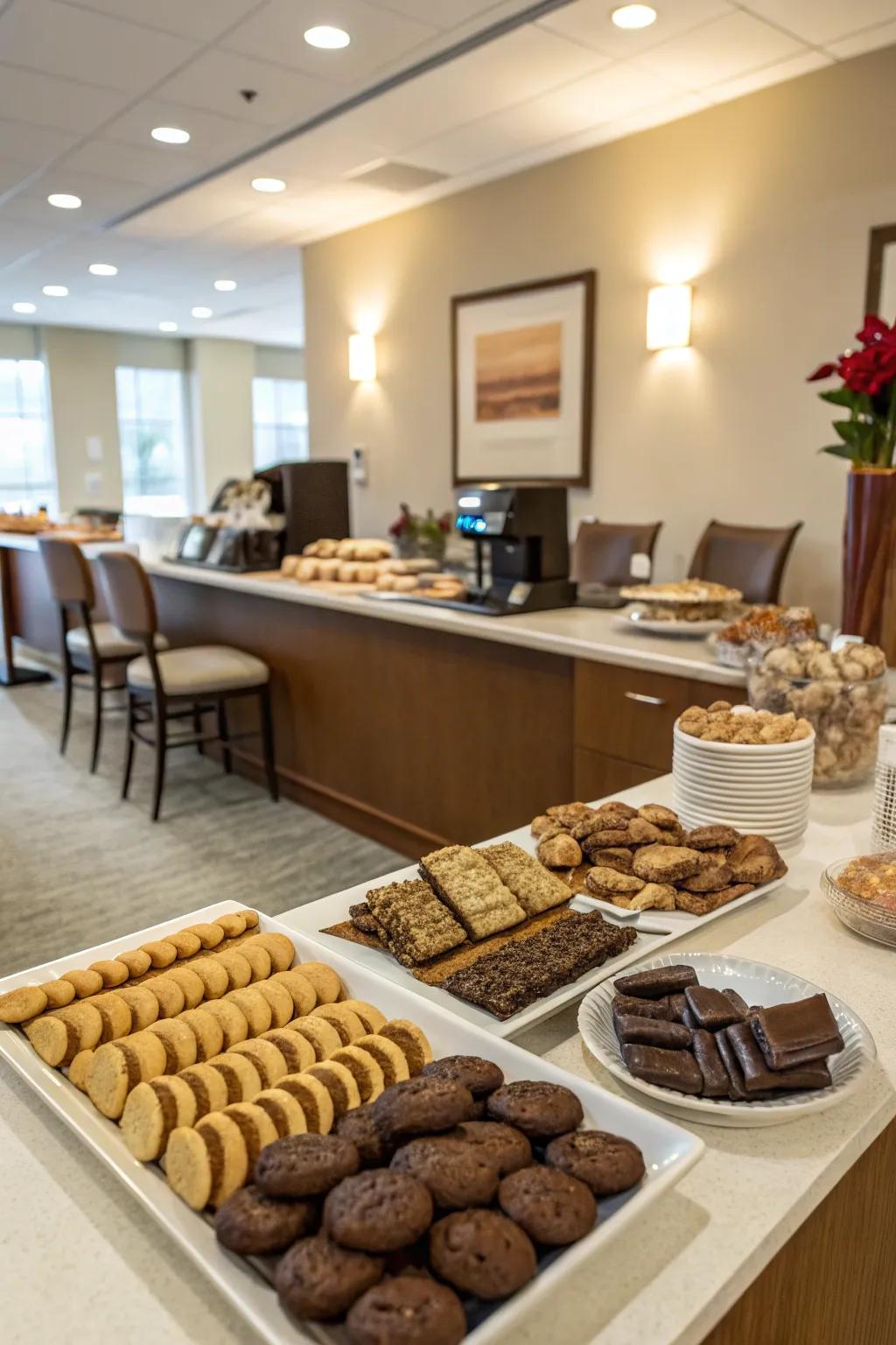 Gourmet treats add a tasty touch to your coffee moments.