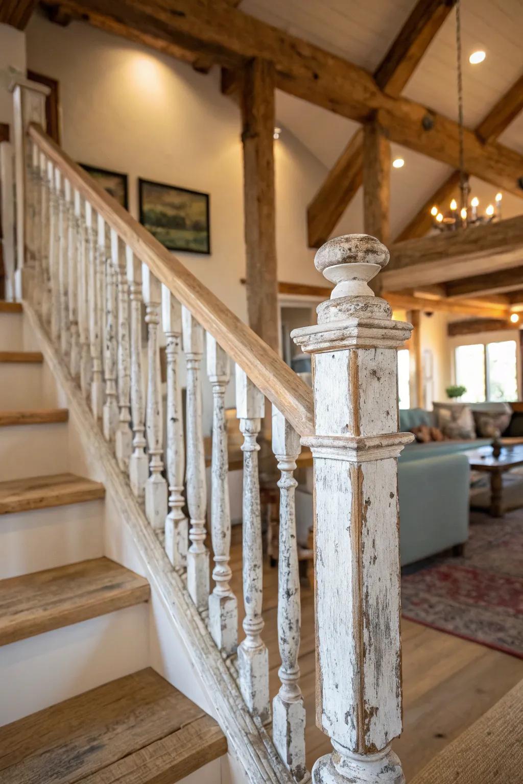 Countryside charm meets modern style with these railings.