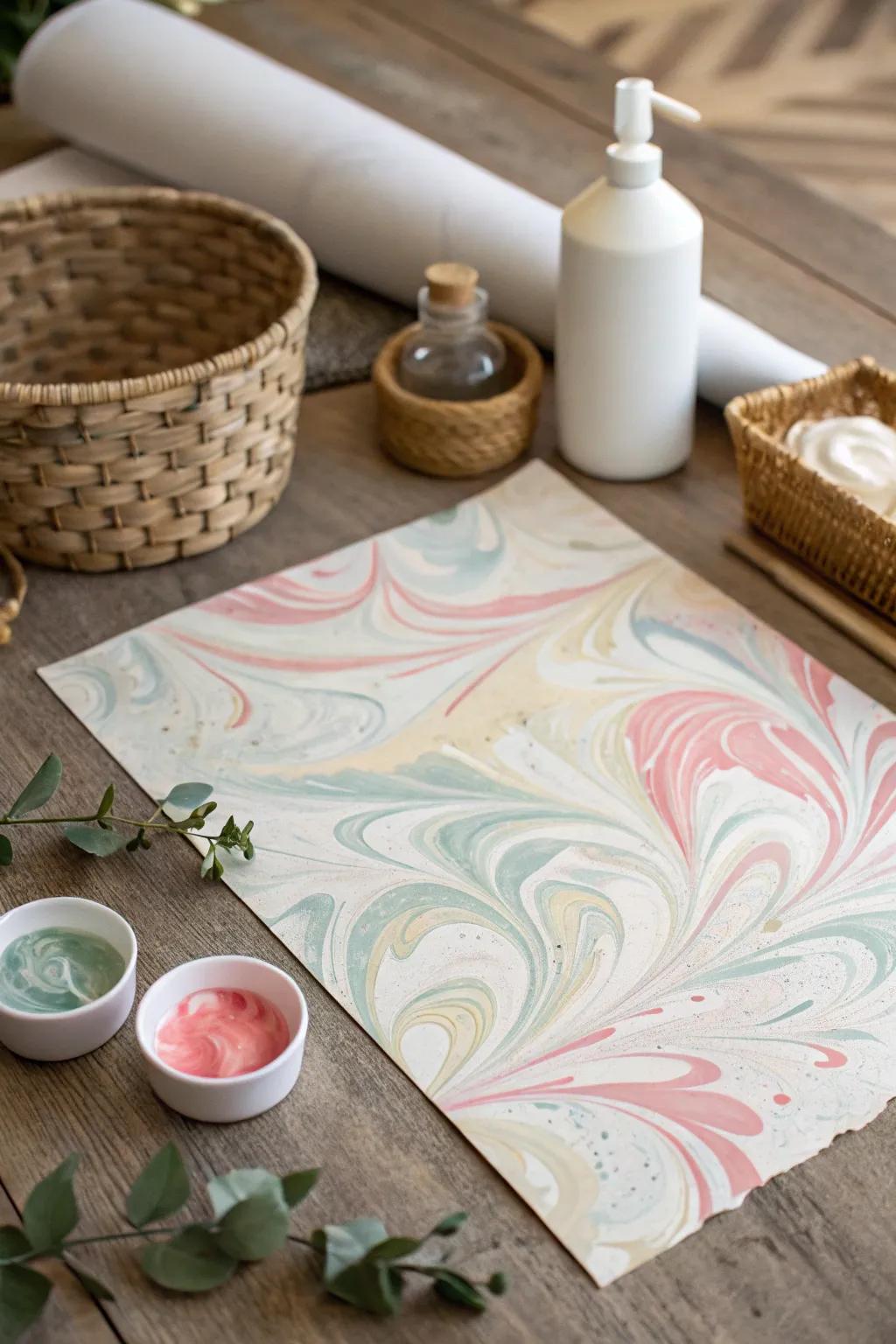 Explore the method of foam cream marbling—simple, impressive, and intensely artistic!