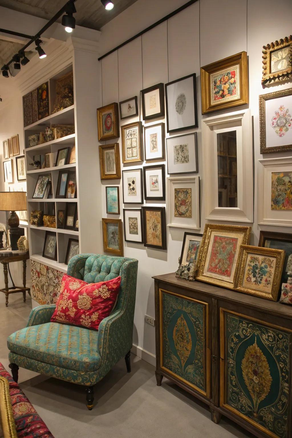 Achieve versatile styles with picture frame molding.