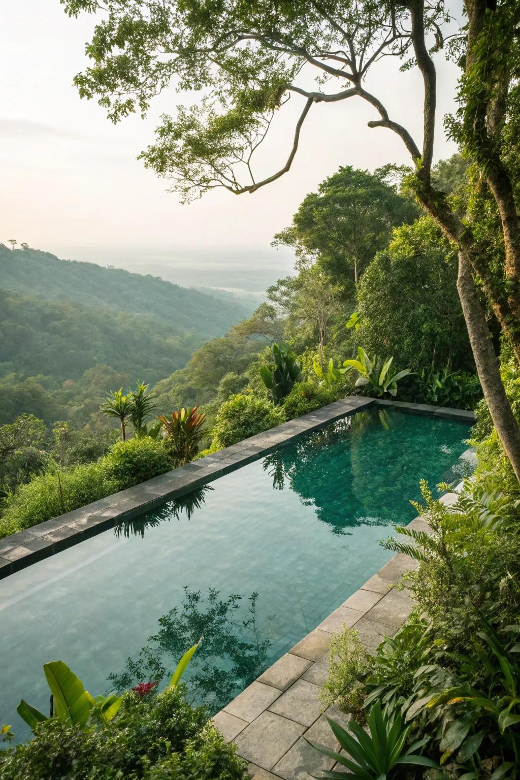 Nature built into your pools design makes a splash.