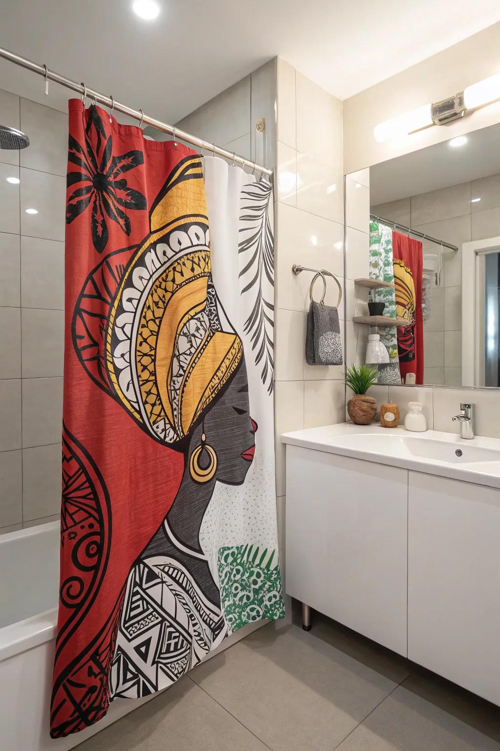 Graphic designs instill artistic expression into your space.