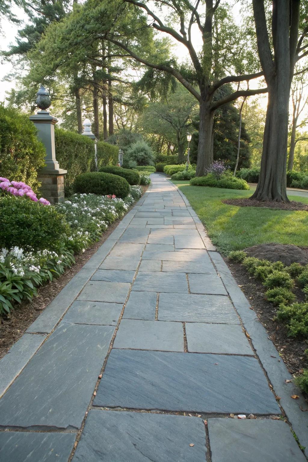 Refined azure stone introduces sophistication to your home.