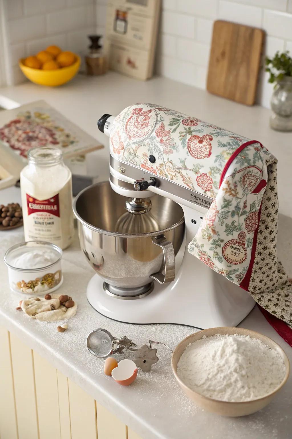Sheltered in style: Mixer covers that add flair to your kitchen