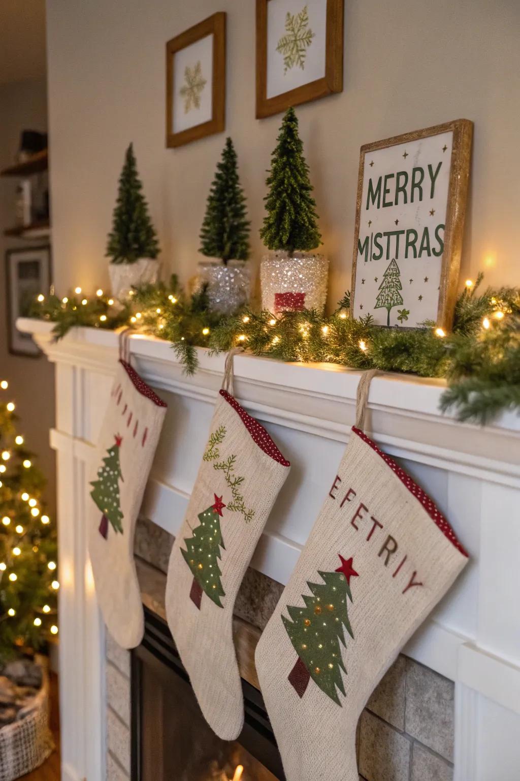 Decorative accents adding flair and festivity.