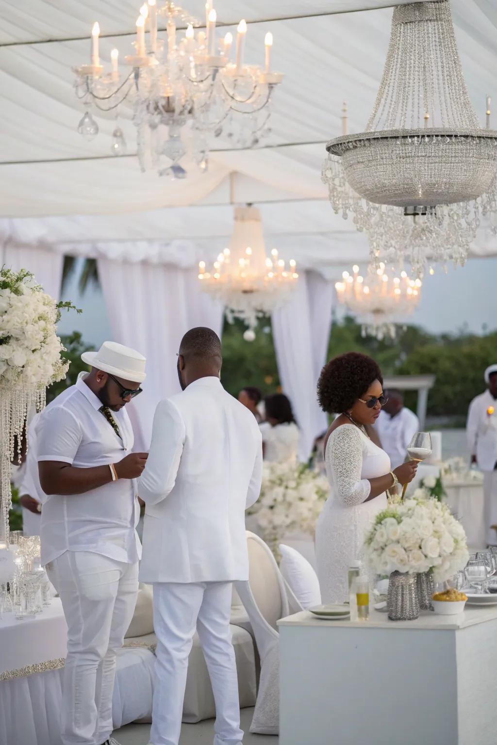 With a snowy soirée, you can have a stylish and elegant birthday celebration.