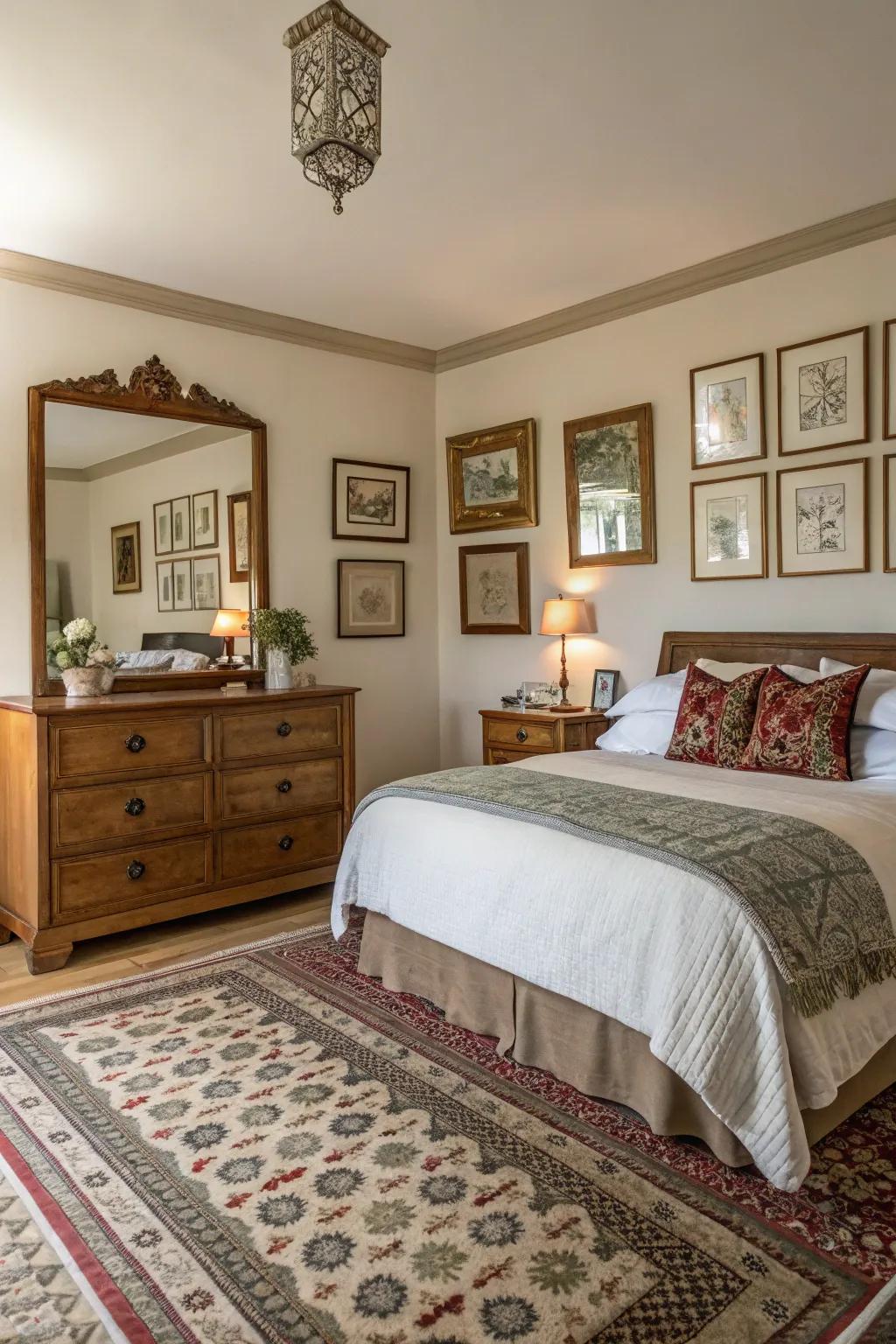 Traditional accessories enhance depth and add personality.