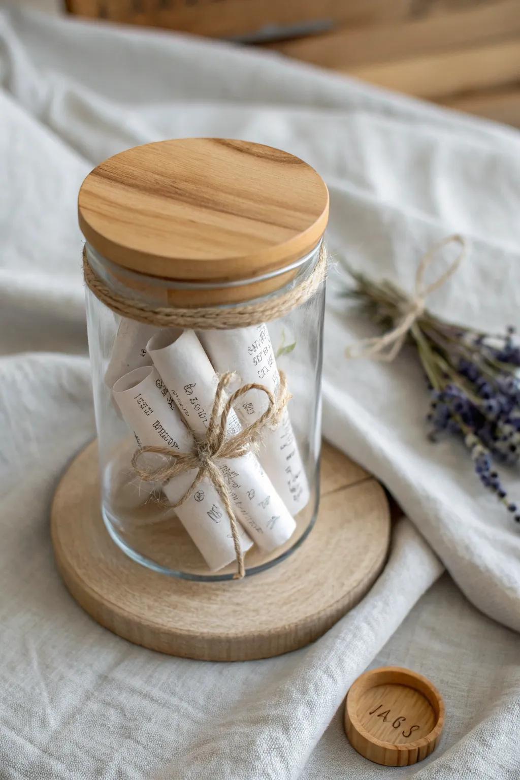 Unveil love, one note at a time with our Surprise Message Jars.